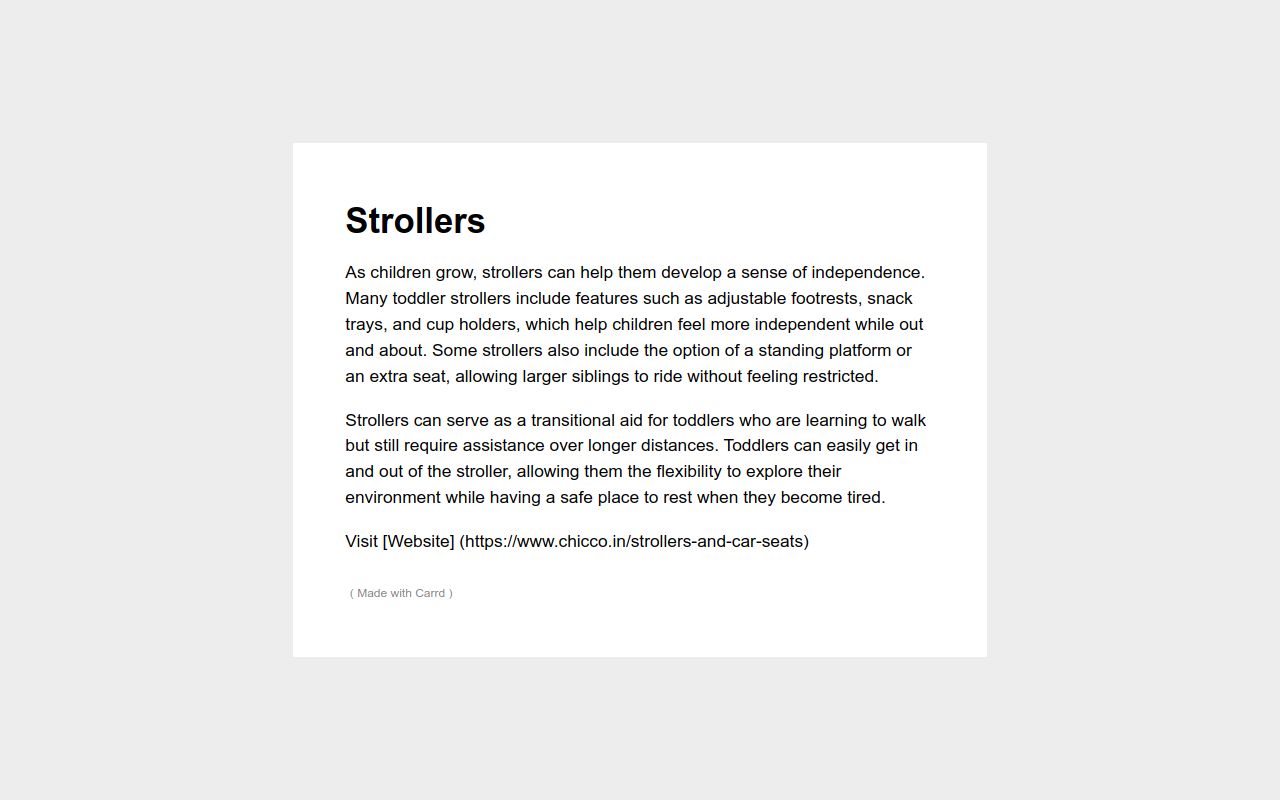 Carrd profile picture for @stroller